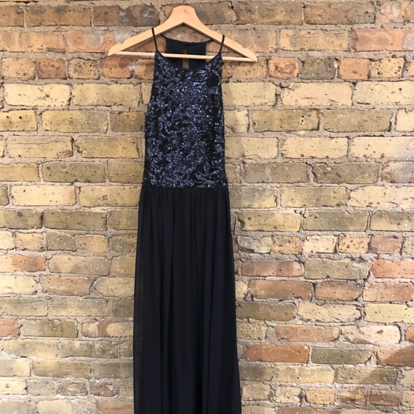 Vera Wang Dresses & Skirts - Vera Wang Navy sequin dress